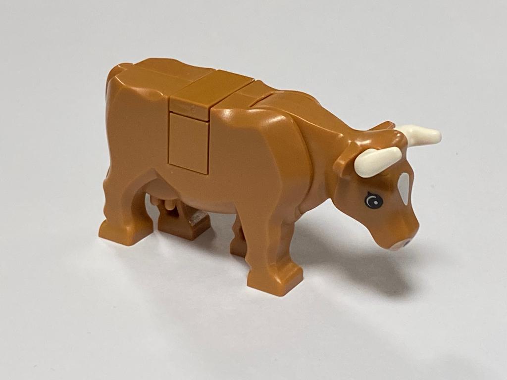 Lego nieuwe middel huidskleur koe / cow