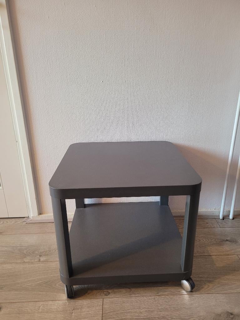 TINGBY Bijzettafel, grijs, 50x50 cm, Ophalen, 50 tot 100 cm, 50 tot 75 cm, Vierkant