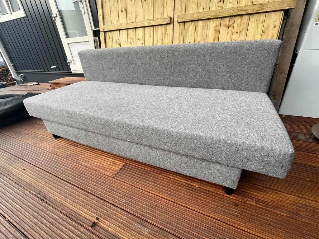 Ikea slaapbank, Ophalen, Gebruikt, Tweepersoons, Minder dan 150 cm