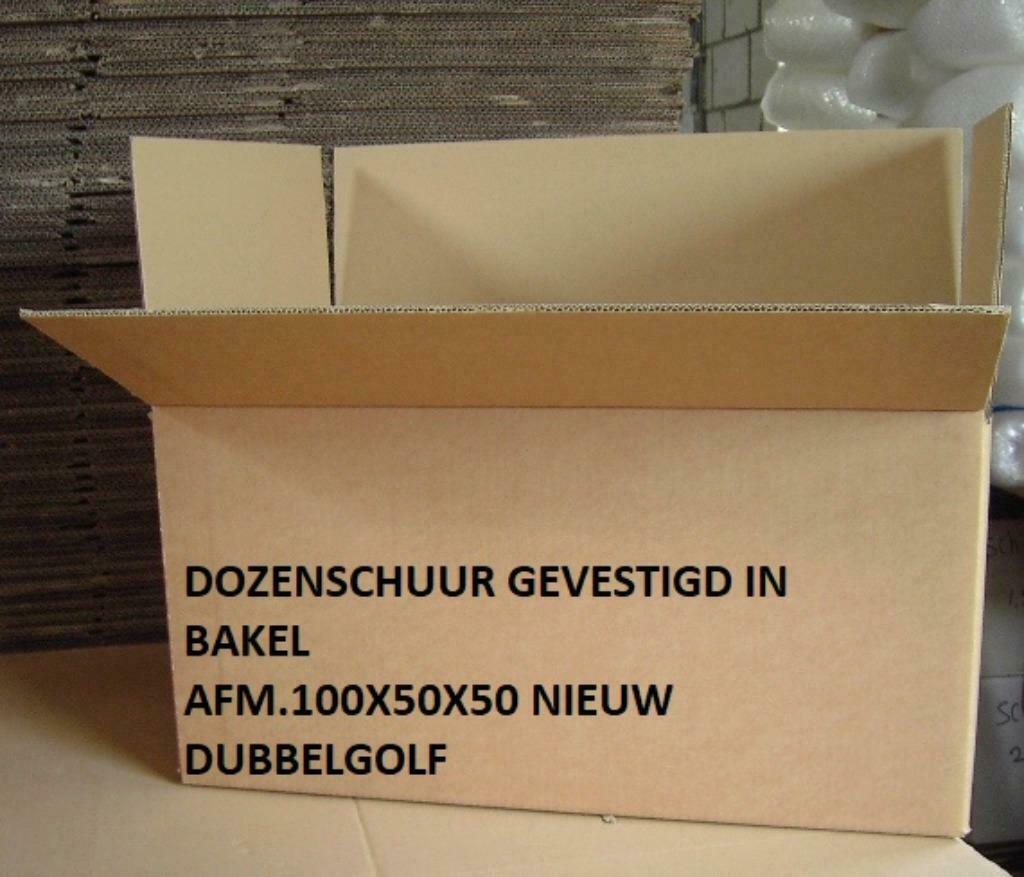 Extra grote Verhuisdoos Verzenddoos DG 100x50x50 € 9,00 incl, Doos, Nieuw, Ophalen of Verzenden, 50 cm of meer