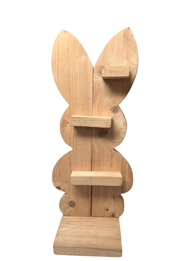 Paashaas van hout (ter decoratie), Ophalen, Zo goed als nieuw