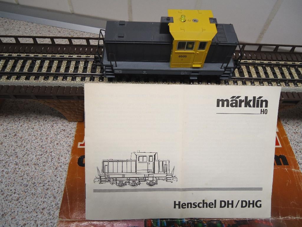 Marklin NS lok DHG700  nummer 6505, Ophalen, Wisselstroom, Locomotief, Märklin