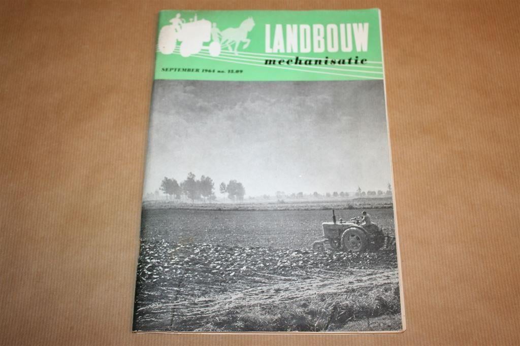 Magazine Landbouw mechanisatie - September 1964 !!, Ophalen of Verzenden, Gelezen