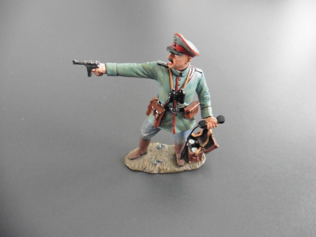 King & Country FW210, German Officer with Field Telephone., Ophalen of Verzenden, Landmacht, Duitsland, Miniatuur of Beeldje