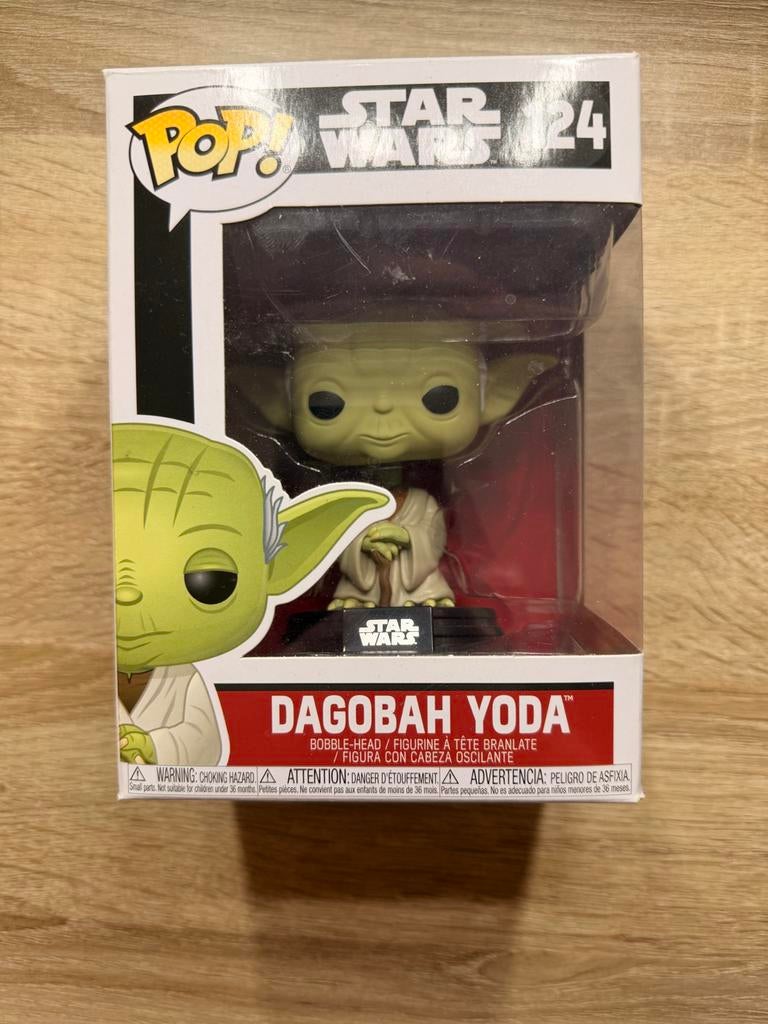 Funko Pop! Star Wars Dagobah Yoda #124, Ophalen of Verzenden, Nieuw