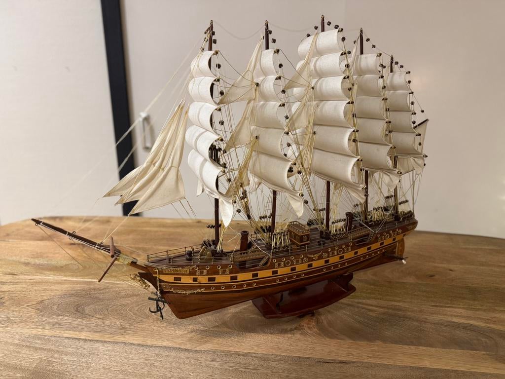 Zeilschip De France || Koopvaardijschip, 1:32 tot 1:50, Nieuw, Mwonenenslapen, Mwonenenslapen@ziggo.nl