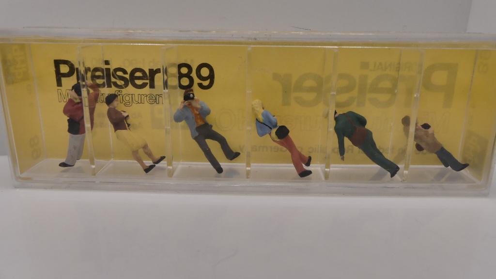 F2) Preiser figuren H0 diverse fotografen ovp 89, Hobby en Vrije tijd, Modeltreinen | H0, Overige merken, Ophalen of Verzenden
