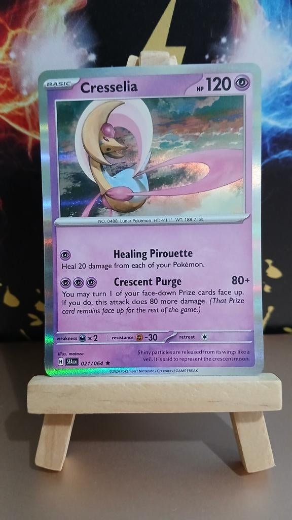 Shrouded Fable Cresselia Holo 021/064, Verzenden, Zo goed als nieuw, Losse kaart