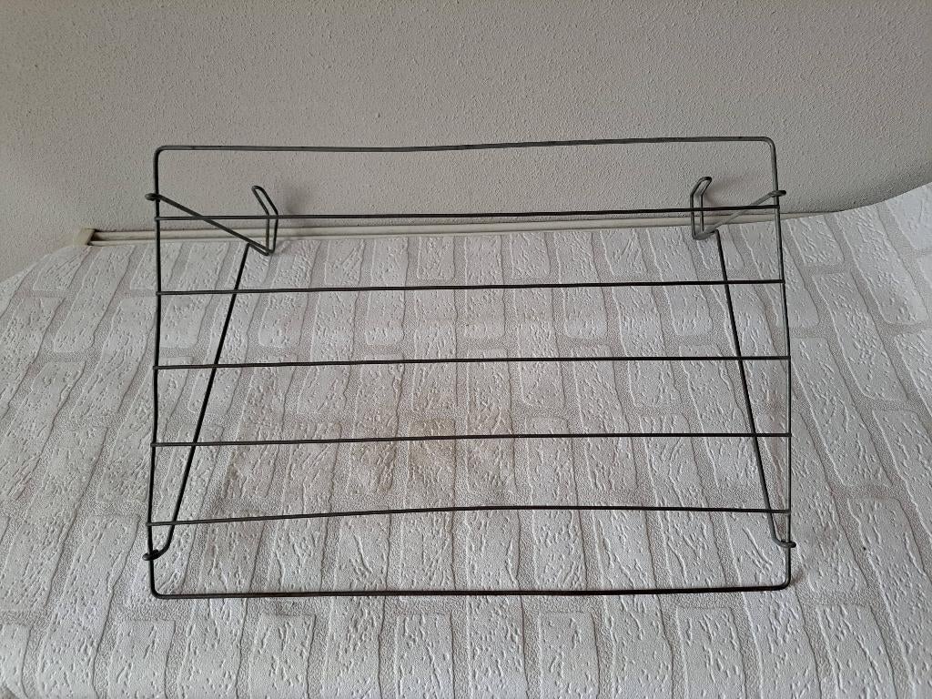 Vintage jaren 60 droogrek hangend, metaal 50x36x25cm, Tuin en Terras, Droogmolens en Wasrekken, Ophalen of Verzenden, Gebruikt