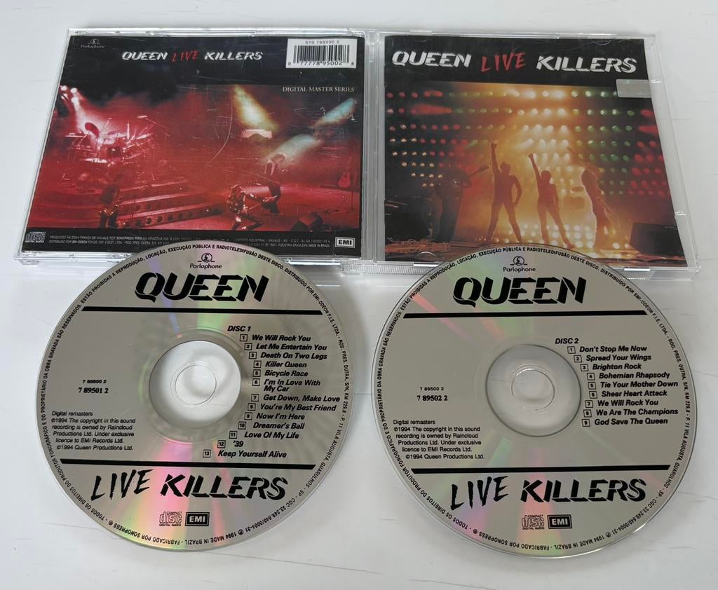 Queen - Live killers (RARE, 2cd, Brasil / nieuwstaat), Cd's en Dvd's, Ophalen of Verzenden, Zo goed als nieuw, Poprock