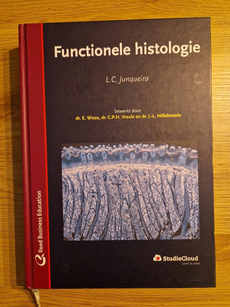 Functionele histologie, boek geneeskunde, verpleegkunde, Boeken, Studieboeken en Cursussen, Ophalen of Verzenden, Beta, Zo goed als nieuw