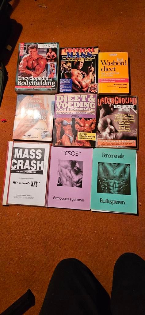 Bodybuilding Boeken Collectie, Boeken, Sportboeken, Gelezen, Fitness, Ophalen of Verzenden