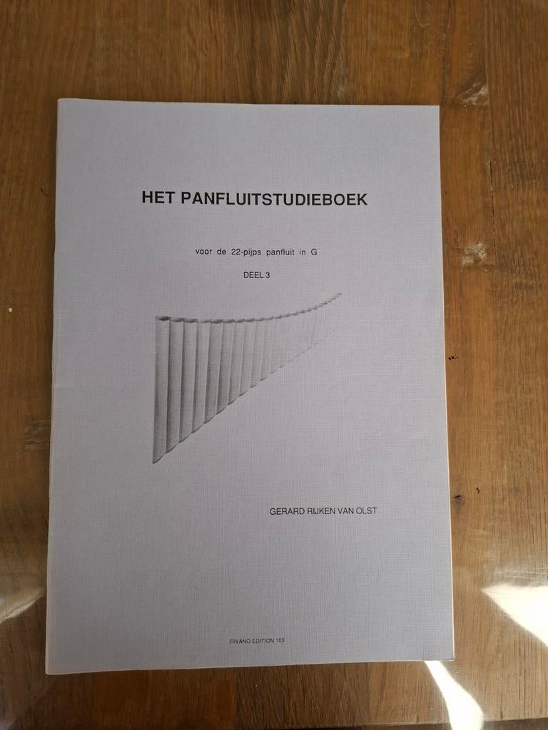 Panfluit studieboek van Gérard Rijken vam Olst, Boeken, Ophalen of Verzenden