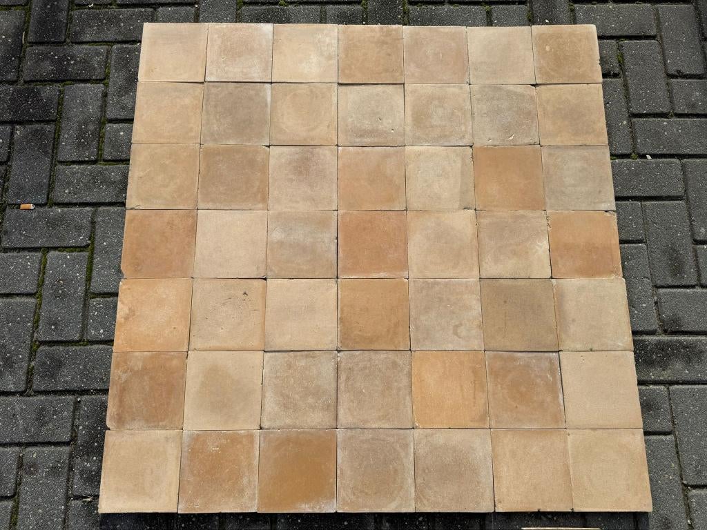 Amsterdamse antieke vloertegels., Gebruikt, Keramiek, Minder dan 20 cm, 10 m² of meer