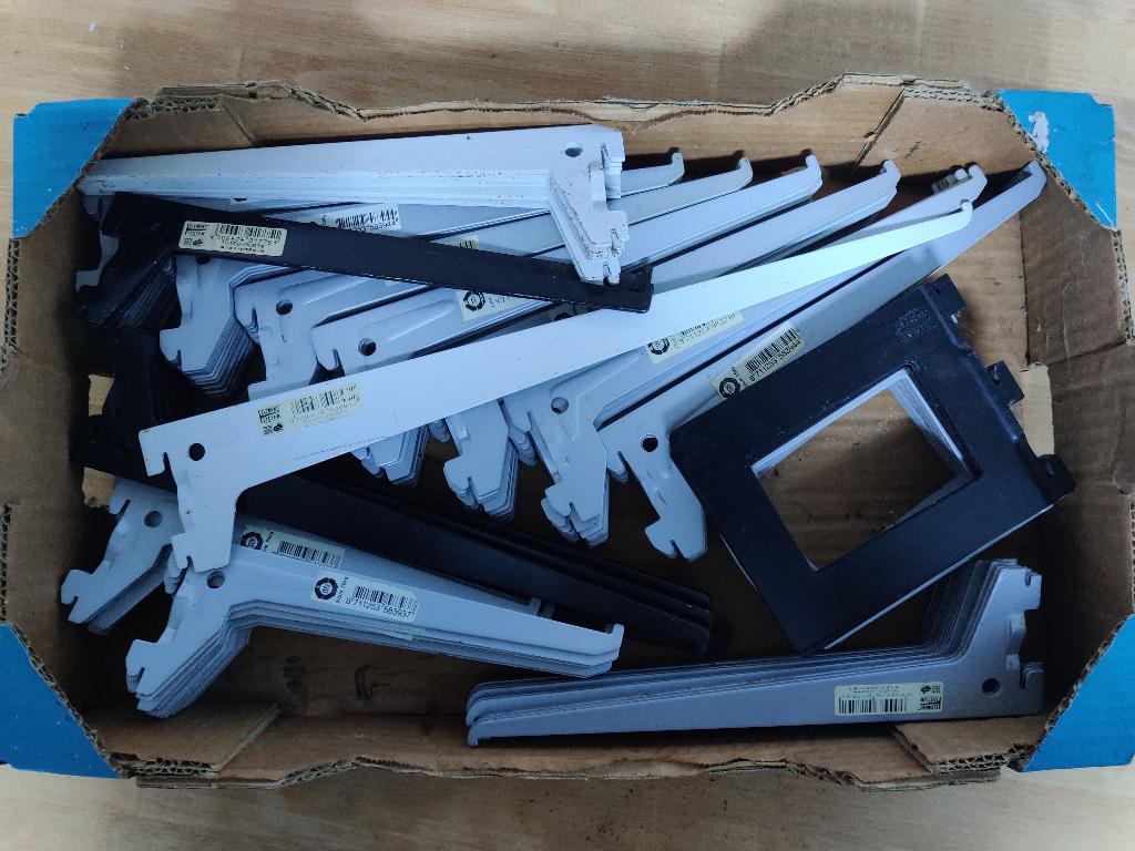 Duraline en Element System plankdragers (135+ st.), Ophalen, Gebruikt, Minder dan 50 mm, Overige typen
