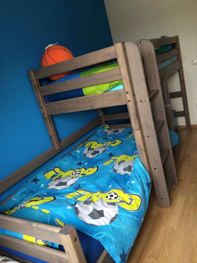 4x Flexa bed Terra 90x200, Kinderen en Baby's, Kinderkamer | Stapelbedden en Hoogslapers, Zo goed als nieuw, Stapelbed, Ophalen