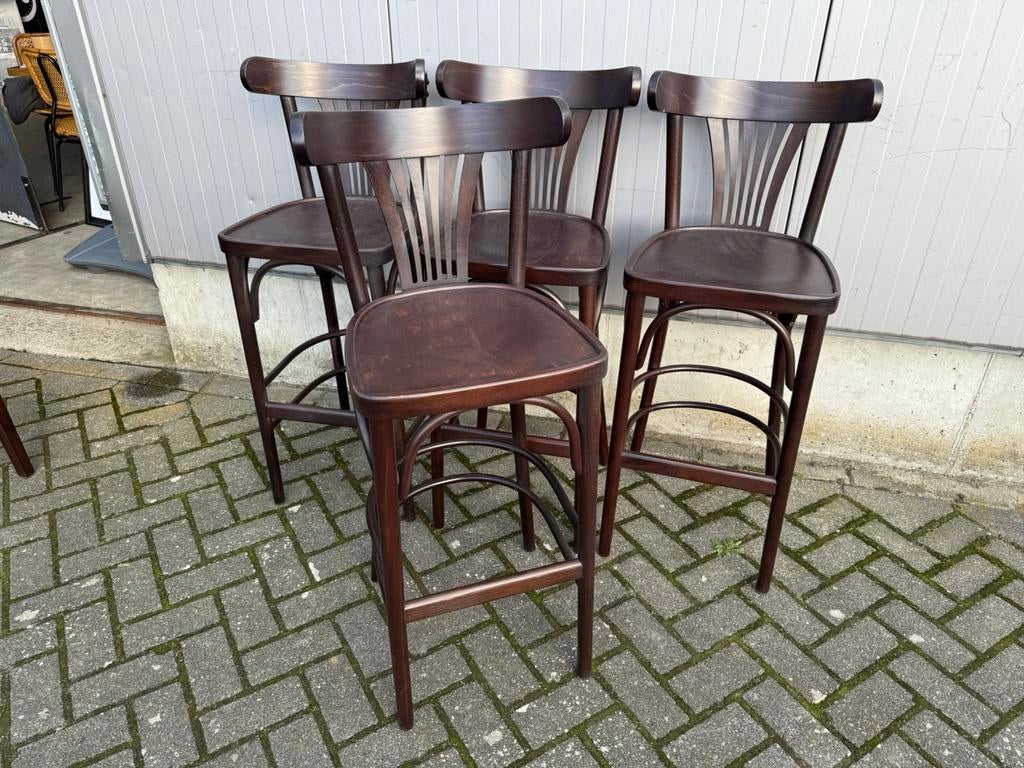 Bistro krukken retro vintage thonet barkrukken cafe bar, 5 krukken of meer, Met voetsteun, 60 tot 90 cm, Nieuw