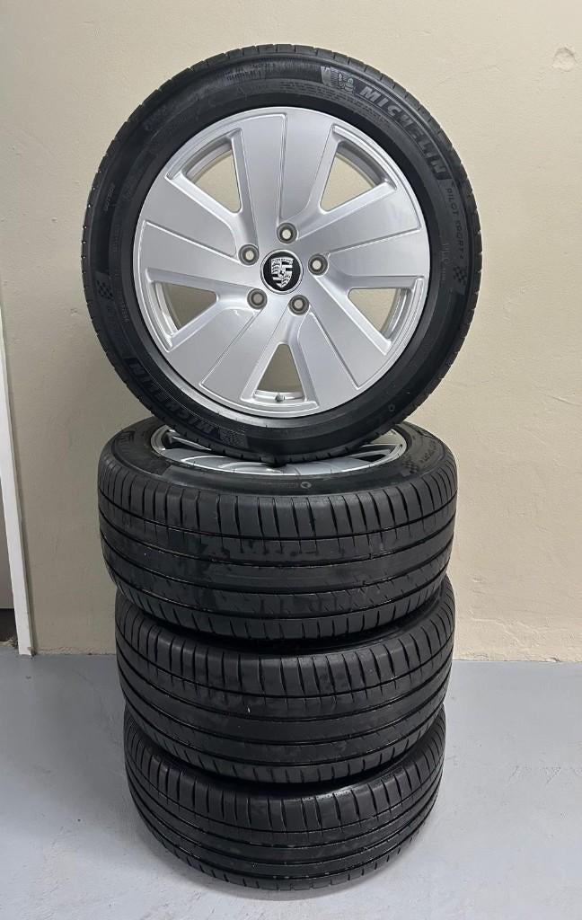 Originele Porsche Taycan Velgen 19 Inch, Auto-onderdelen, Banden en Velgen, Gebruikt, 275 mm, Banden en Velgen, Personenwagen