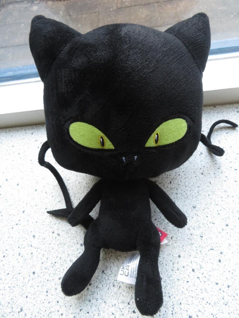 Zwarte kat poes Cat Noir merk Miraculous Ladybug, Ophalen of Verzenden, Zo goed als nieuw