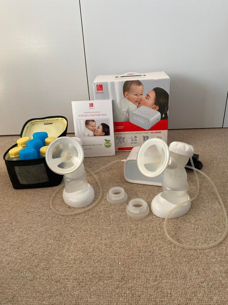 Horigen dubbele elektrische borst kolf machine XN-2226, Kinderen en Baby's, Babyvoeding en Toebehoren, Ophalen, Gebruikt, Borstkolf