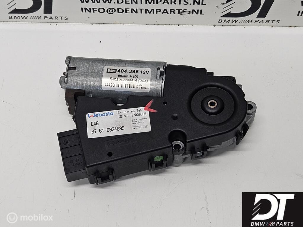 Schuifdak motor BMW 3-serie Coupé E46 ('99-'06) 67616924685, Auto-onderdelen, Gebruikt, Ophalen of Verzenden, BMW, BMW