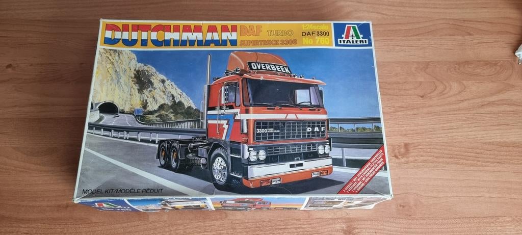 Italeri Daf Turbo Supertruck 3300 Model Truck, Gebruikt, Italeri, Verzenden, 1:32 tot 1:50