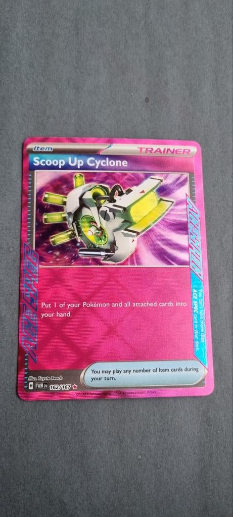 Scoop Up Cyclone 162/167 - Twilight Masquerade, Ophalen of Verzenden, Zo goed als nieuw, Losse kaart, Foil