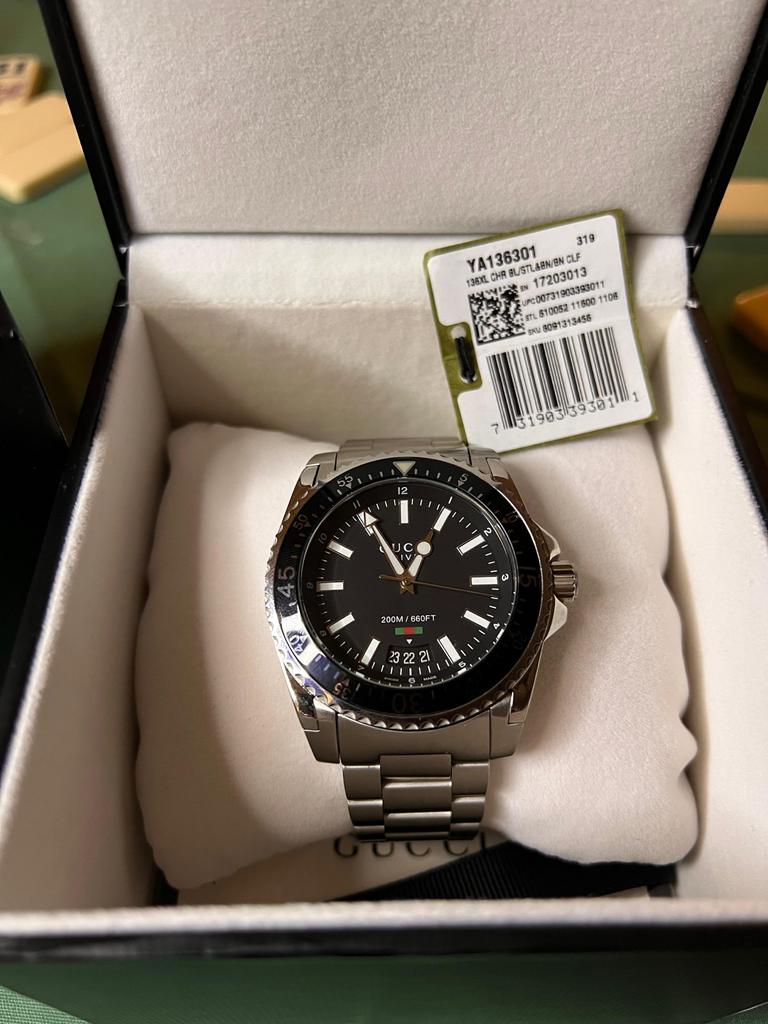Gucci watches, Sieraden, Tassen en Uiterlijk, Horloges | Heren, Ophalen of Verzenden, Nieuw, Staal, Overige merken