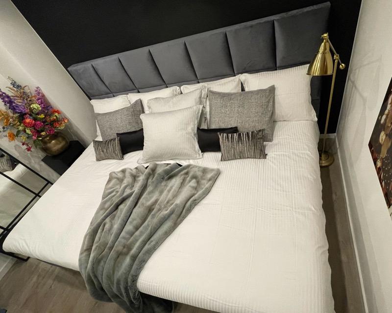 Kingsize familie boxspring 240cm tot 360cm breed Dreambedden, Ophalen of Verzenden, Nieuw, Tweepersoons