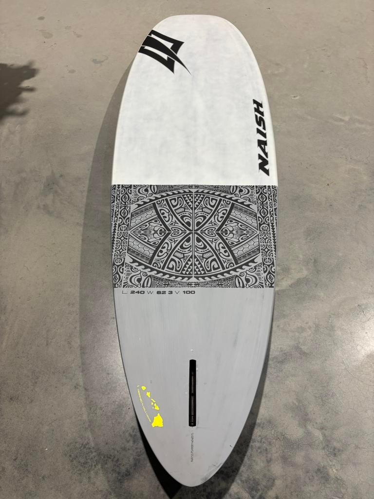 Naish Starship - 100L, Watersport en Boten, Windsurfen, Ophalen, Gebruikt, Minder dan 250 cm, Met vin(nen)