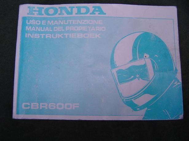 Honda CBR600F 1994 motorfiets instructie boekje CBR 600 F, Motoren, Handleidingen en Instructieboekjes, Ophalen of Verzenden, Honda
