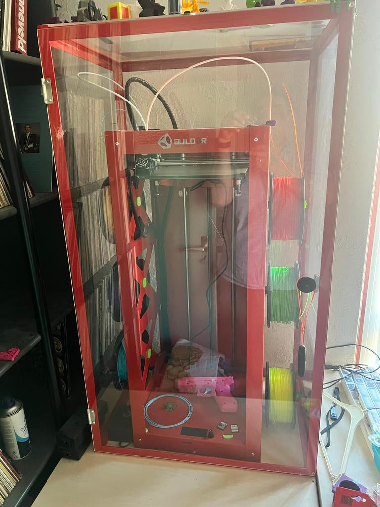 Hoge 3D Printer met Kast, Computers en Software, 3D Printers, Ophalen of Verzenden, Gebruikt