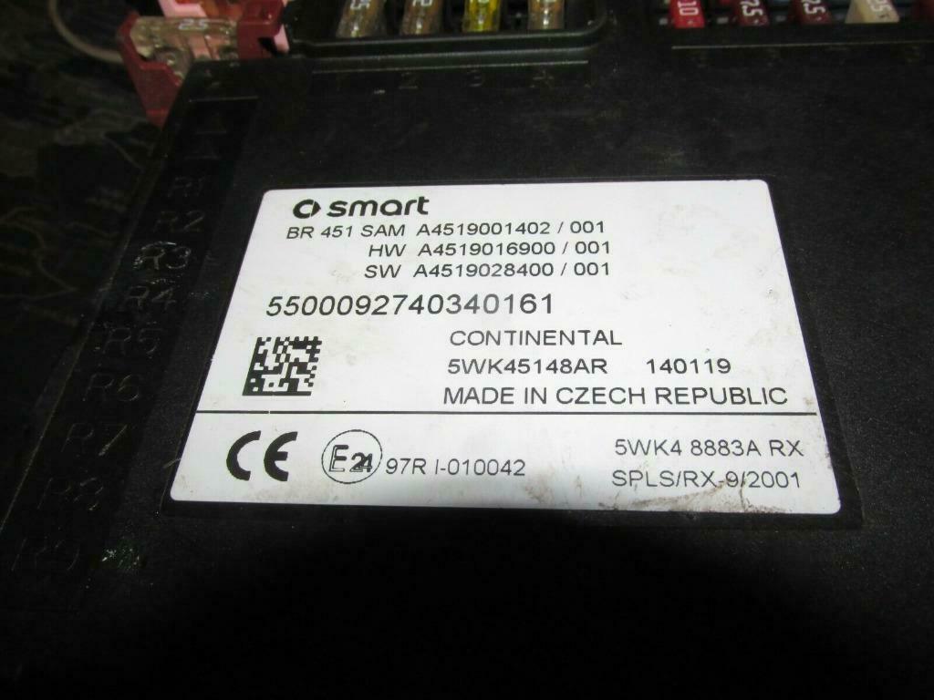 SMART FORTWO 451 SAM module A4519001402, Ophalen, Gebruikt, Smart