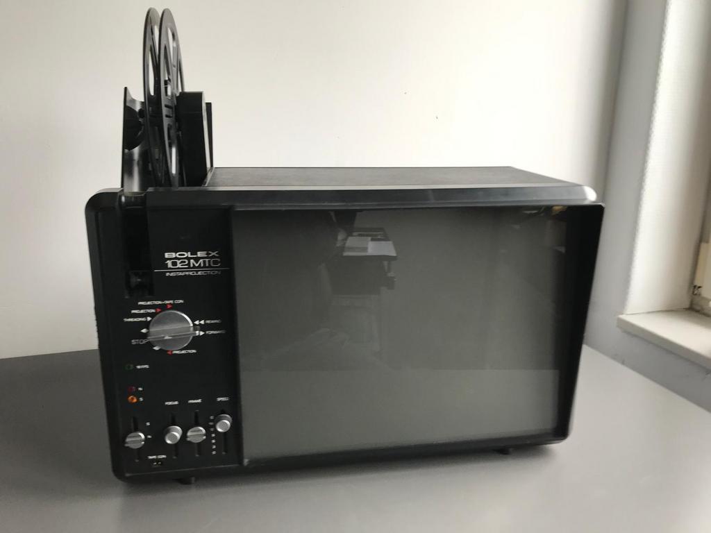 Bolex 102 MTC dubbel formaal projector, Ophalen, Gebruikt