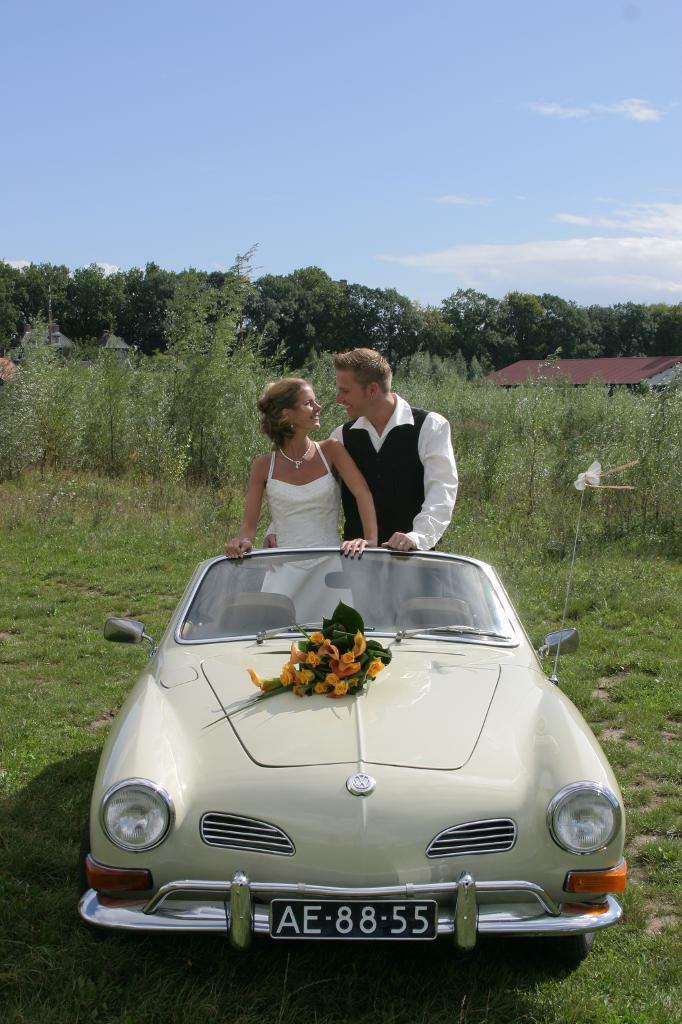 Karmann Ghia te huur als trouwauto of voor een dagje touren., Diensten en Vakmensen, Verhuur | Auto en Motor, Trouwauto