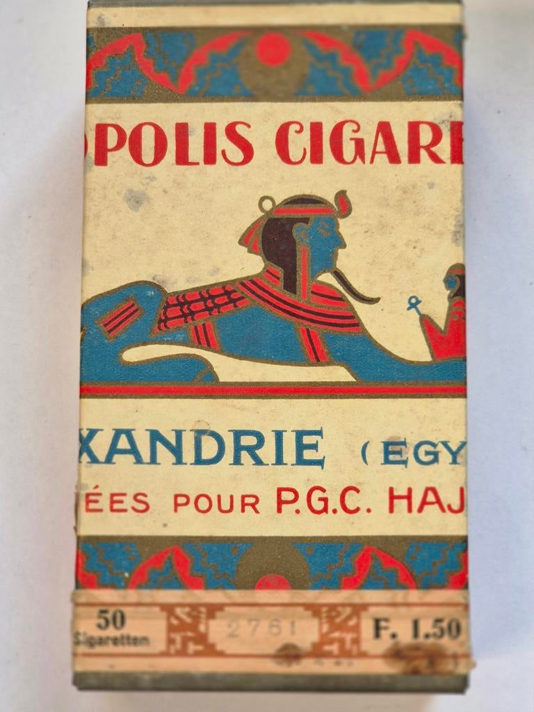 Polis Cigarettes Egypte P.G.C.Hajenius blik, Ophalen of Verzenden, Gebruikt, Overige