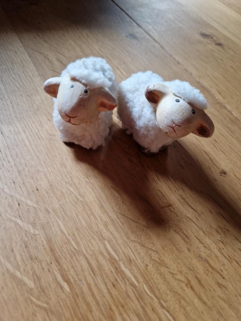 KLEINE TERRACOTTA SCHAAPJES LAMMETJES, Verzamelen, Beelden en Beeldjes, Ophalen of Verzenden, Dier
