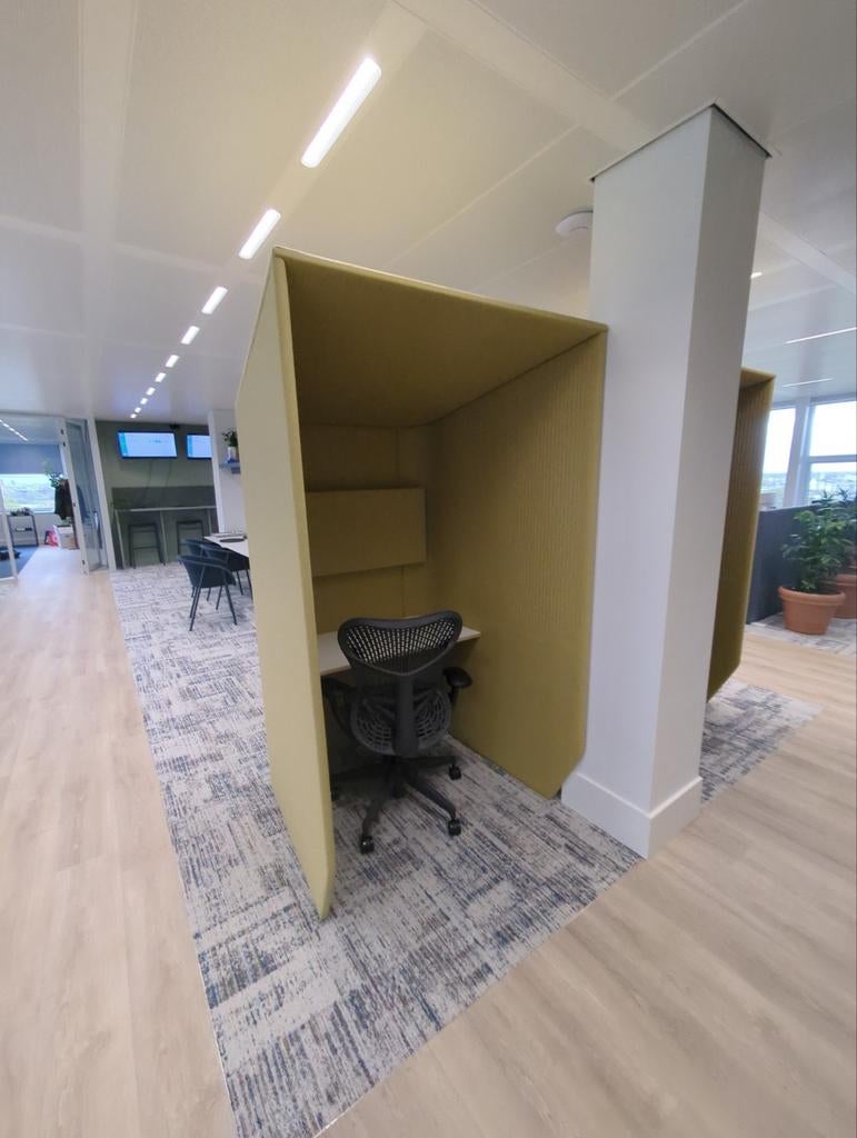 Geluidsdichte Werkplek / Stilteplek BuzziBooth, Receptie of Entree, Ophalen, Gebruikt, Inrichting