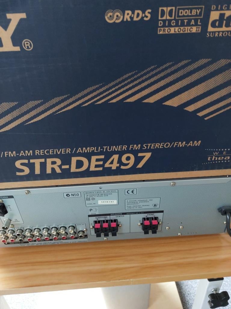 Sony STR-DE497 Receiver - Uitstekende staat!, Ophalen, Zo goed als nieuw, Sony, Minder dan 60 watt