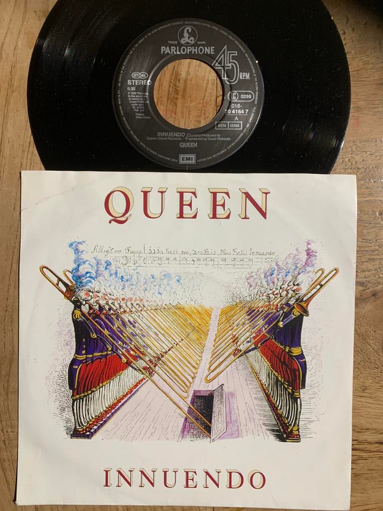 Queen vinyl single Innuendo 1991, Cd's en Dvd's, Vinyl | Rock, Ophalen of Verzenden, Gebruikt, Overige formaten, Poprock