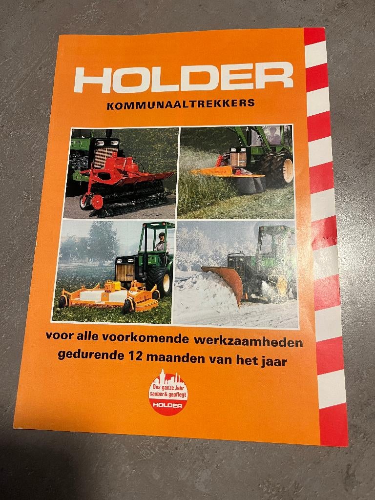 Holder kommunaaltrekkers, Ophalen of Verzenden, Gelezen, Onbekend, Folder