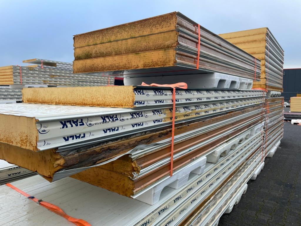 FALK 120MM B-Keus €12m2 Sandwichpanelen Isolatie Wandpanelen, Doe-het-zelf en Verbouw, Platen en Panelen, Ophalen, Zo goed als nieuw