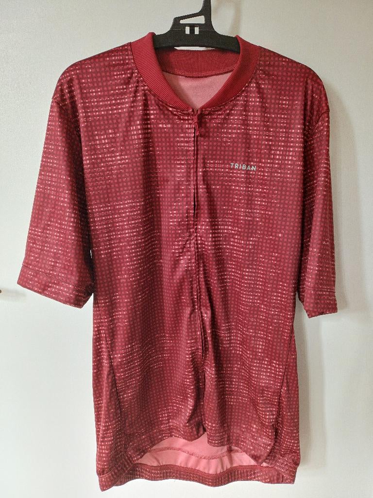 Triban wielrenshirts RC100 rood/blauw (nieuw!), Triban, Heren, Nieuw, Ophalen of Verzenden