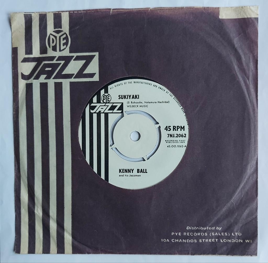 Kenny Ball- Sukiyaki (1962), Cd's en Dvd's, Vinyl Singles, Gebruikt, 7 inch, Single, Ophalen of Verzenden