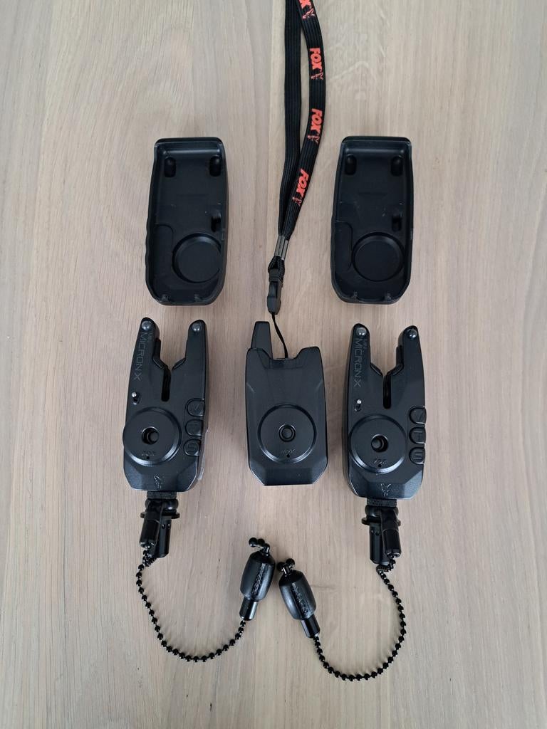Fox mini micron 2 x + receiver, Watersport en Boten, Hengelsport | Karpervissen, Ophalen, Overige typen
