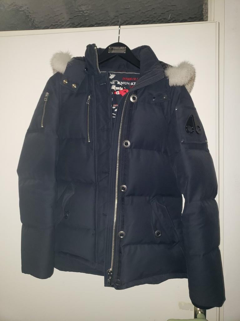 Originele Moose Knuckles Jas te koop Medium, Kleding | Dames, Jassen | Winter, Zo goed als nieuw, Zwart, Ophalen of Verzenden