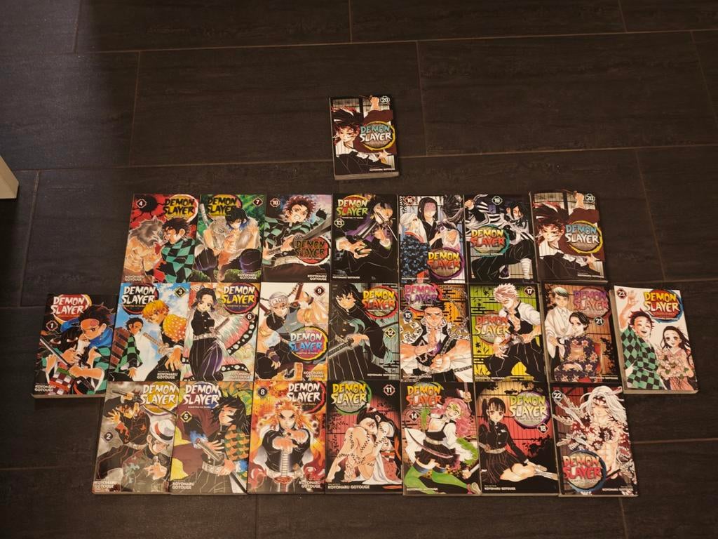 Demon Slayer Manga 1-23 Compleet, Boeken, Meerdere stripboeken, Ophalen of Verzenden, Gelezen, Koyoharu Gotouge