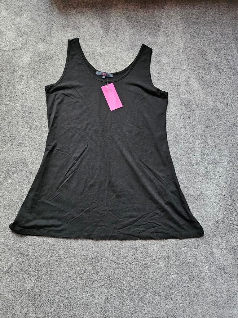Zwarte A lijn top, Rimini, mt 4 (44), Kleding | Dames, Tops, Verzenden, Zo goed als nieuw, Maat 42/44 (L), Zwart
