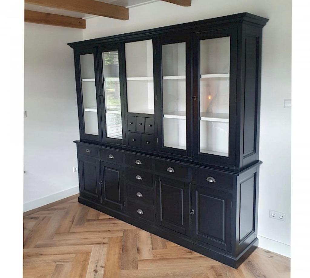buffetkast winkel,250 breed,220 hoog in alle ral kleuren!!, Met deur(en), Landelijk,modern,klassiek, Nieuw, 200 cm of meer