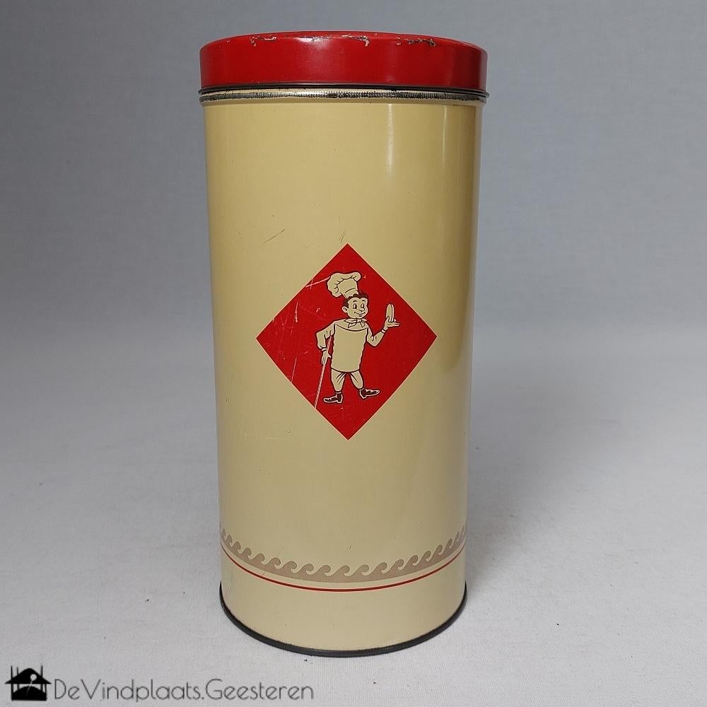 Vintage Bolletje beschuitblik, Ophalen of Verzenden, Zo goed als nieuw, Beschuit, Bolletje